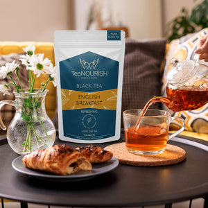 black english breakfast tea