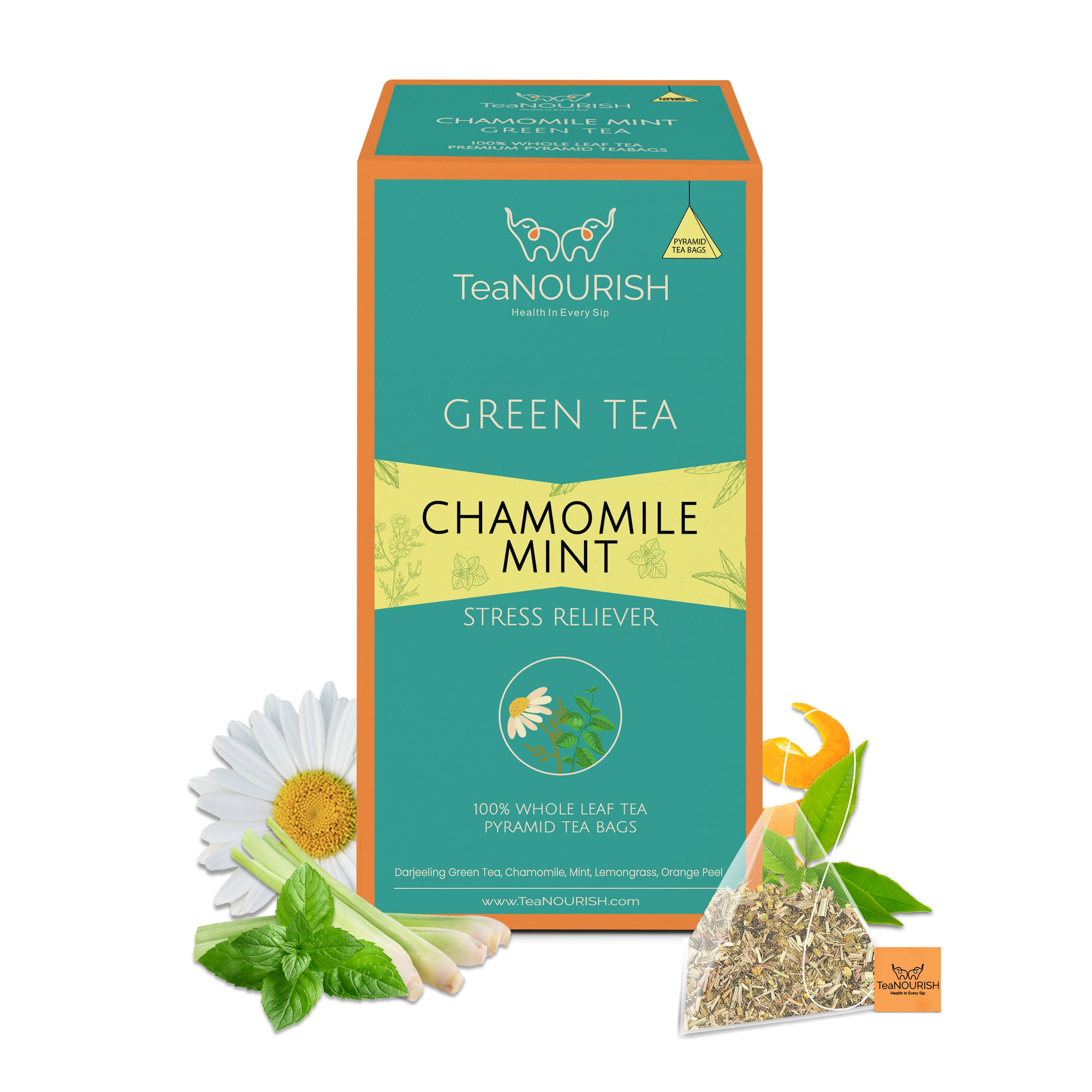 Chamomile Mint Green Tea - 20 Tea Bags