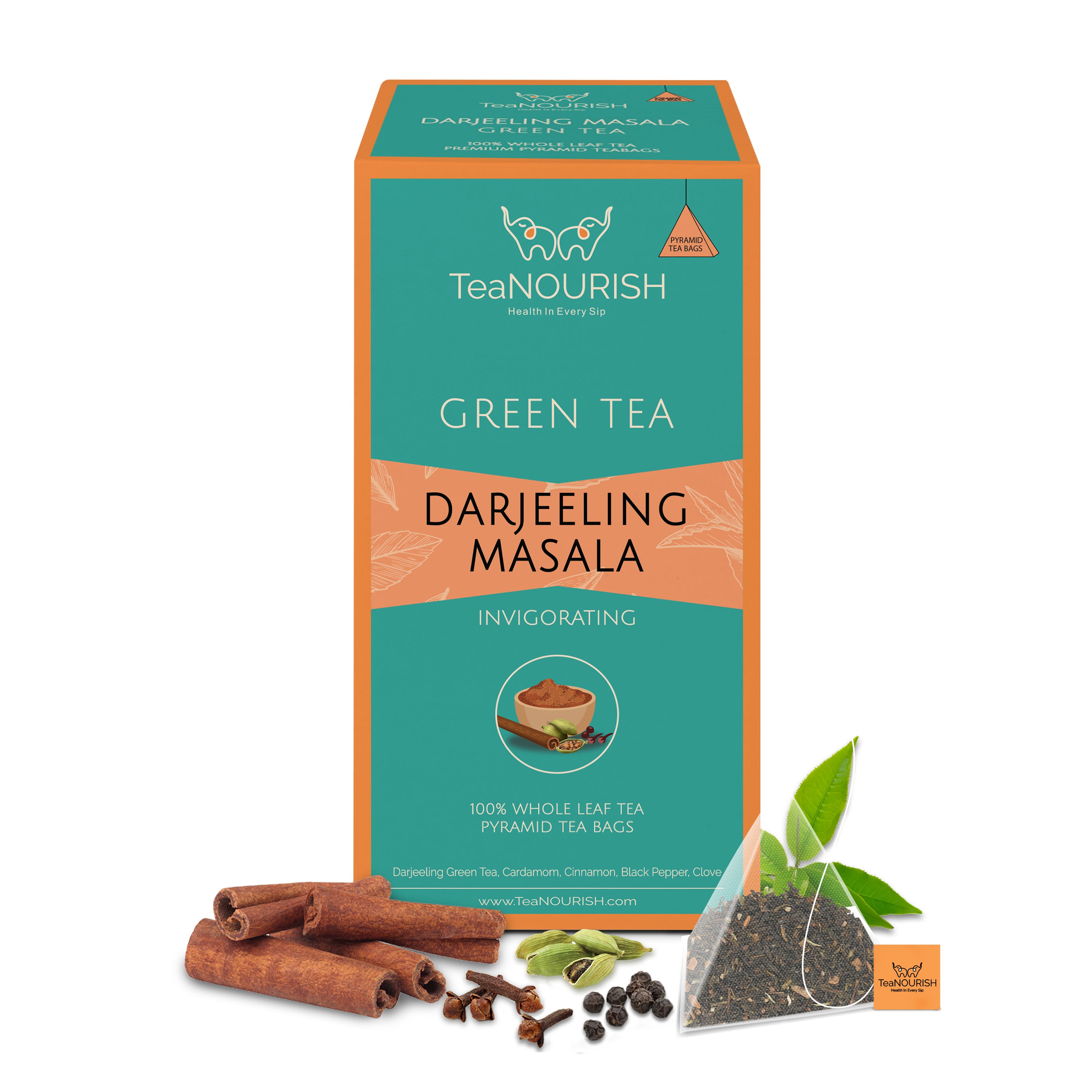 Darjeeling Masala Green Tea - 20 Tea Bags