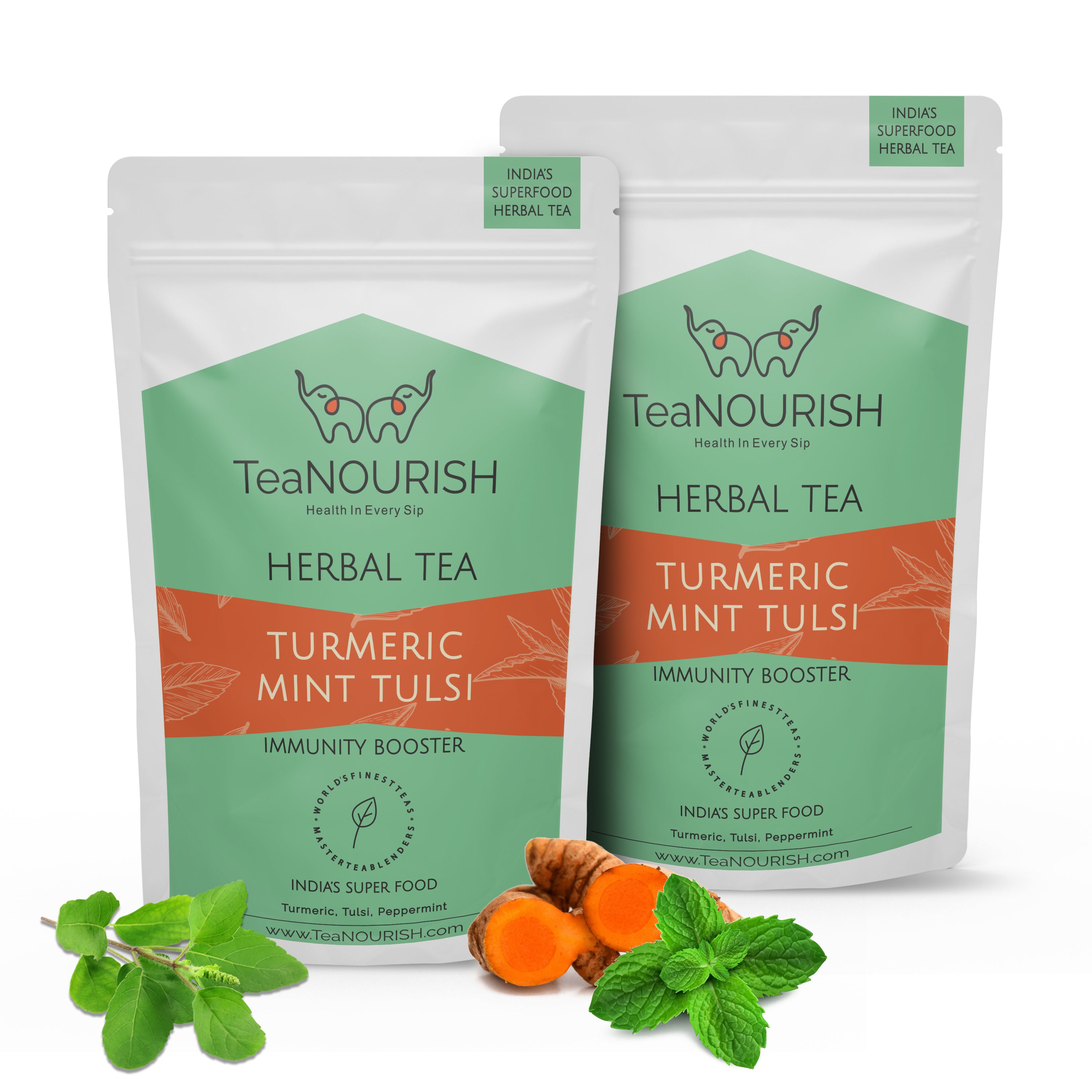 Turmeric Mint Tulsi Herbal Tea