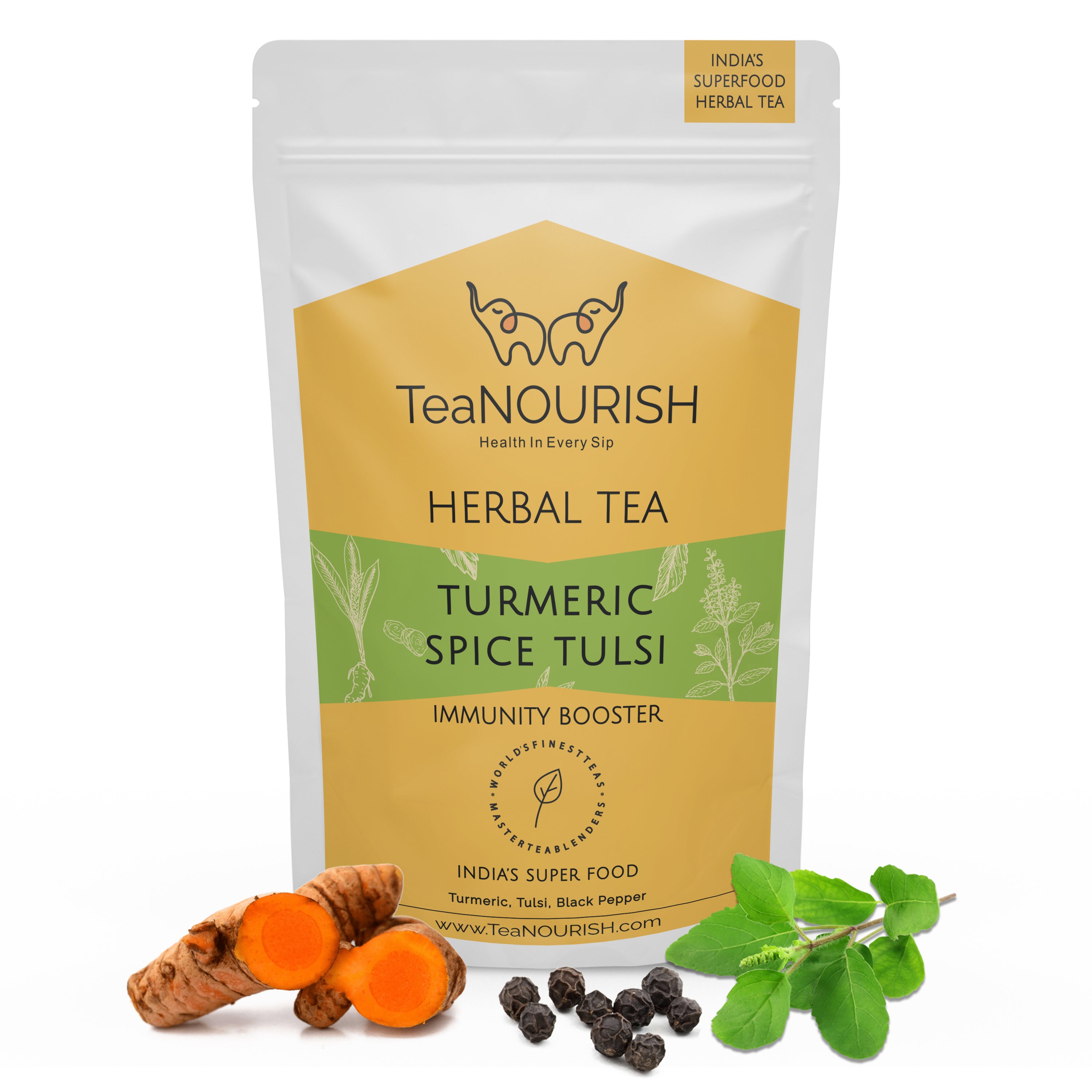 Turmeric Spice Tulsi Herbal Tea